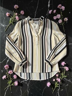 Anne Klein striped top